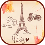 little paris keyboard android application logo